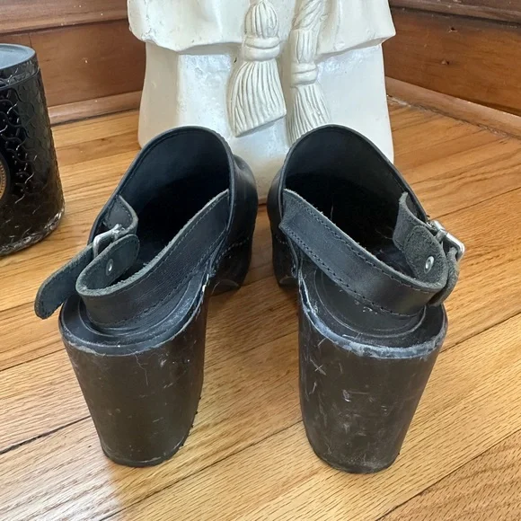 Black Filippa K x Swedish Hasbeens moto Clogs - Picture 6 of 6